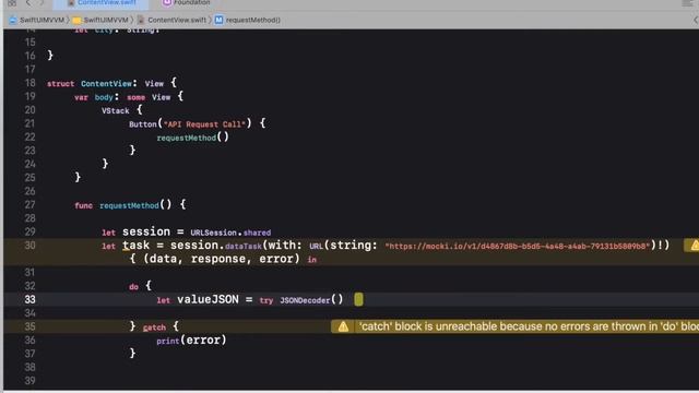 #JSONDecoder() in swift response for API request смотреть онлайн