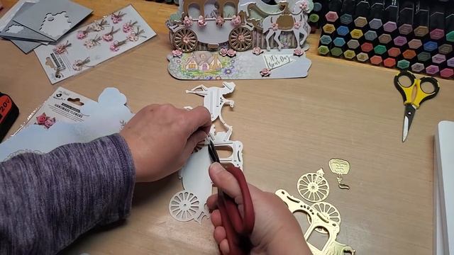 let's make it! Anna Griffin carriage slimline easel card!! смотреть онлайн