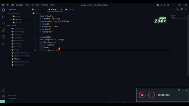 My Star Project using Python.....!!!!!! смотреть онлайн
