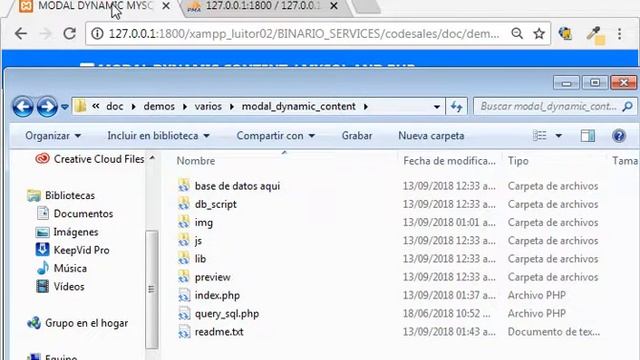 MODAL DYNAMIC CONTENT - PHP AND MYSQL смотреть онлайн