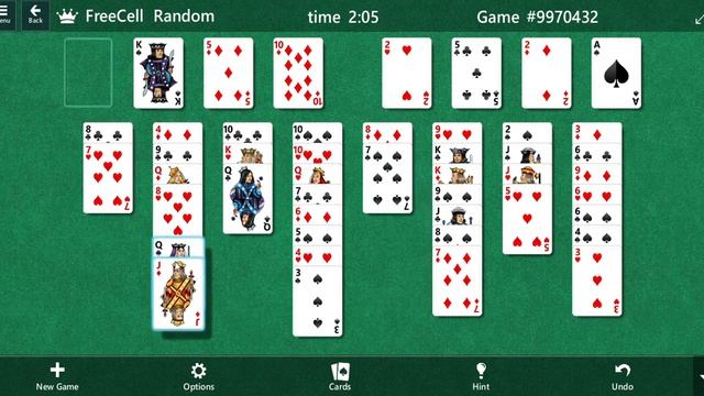 Freecell (playing card game) || Freecell solitaire смотреть онлайн