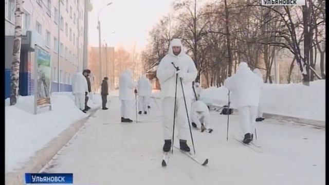 Десантники готовятся к лыжному походу смотреть онлайн
