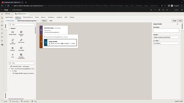 Tracking variables change status in Oracle Visual Builder смотреть онлайн