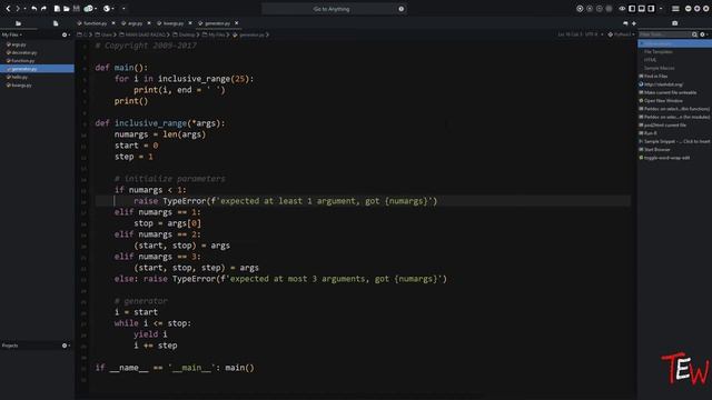 Python Functions: Keyword Arguments Lists | Generators | Decorators (Programming Tutorial) смотреть онлайн