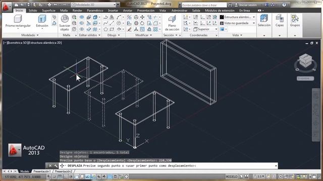 16- Curso AutoCAD 2013 - Desplazar Objetos 3D смотреть онлайн