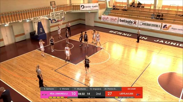 Baltijas basketbola līga: BJBS RĪGA/LU - SBK LIEPĀJA/LSSS смотреть онлайн