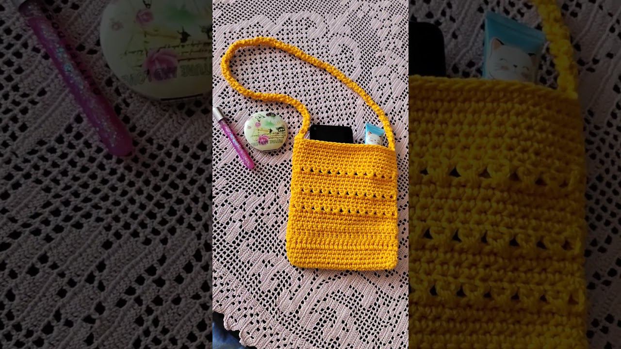 #shorts Сумочка крючком для маленькой Леди готова✅ смотреть онлайн