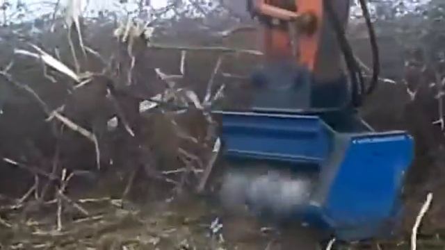 Мульчер для экскаватора смотреть онлайн