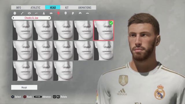 How To Make Sergio Ramos FIFA 20 GAME FACE смотреть онлайн