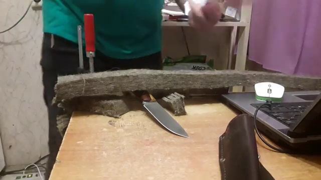 Vanadis 10 . Мастерская Завьялова. Режу войлок.