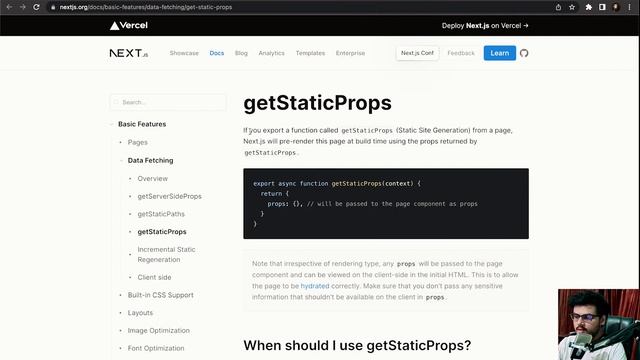 Ep3 Static site generation (SSG) with and without data | Rendering Patterns | Next.js | ReactJs смотреть онлайн