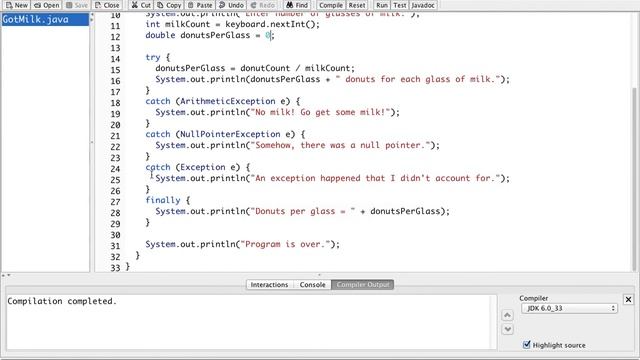 Exceptions | Introduction to Programming (Java) 12 смотреть онлайн