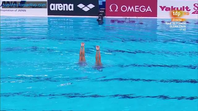 Anita Alvarez/Mariya Koroleva (USA) Technical Duet Preliminary Kazan World Championships 2015 смотреть онлайн