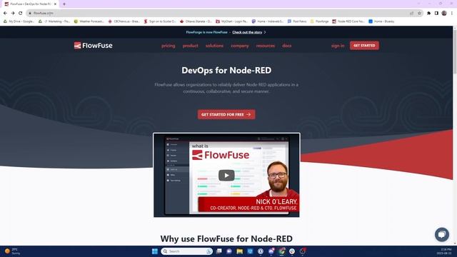 Why FlowFuse? Reason #1: Hosted Node-RED - Easy to get started, easier to maintain смотреть онлайн
