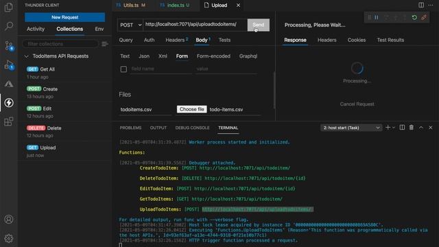 05 Implement Import API with Azure Functions Chaining | Building Web API’s with Azure Functions смотреть онлайн