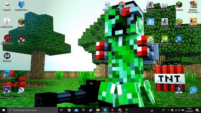 como jugar minecraft ONE block pc (cualquier launcher) смотреть онлайн
