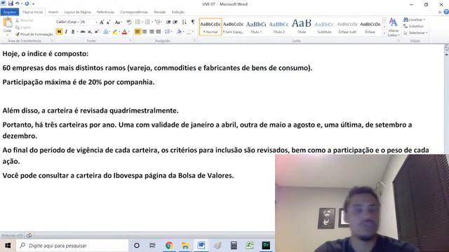 #LIVE 07- INDICE IBOVESPA, O que é? Para que serve? Como Investir? смотреть онлайн