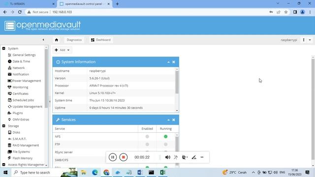 INSTAL SERVER LOCAL OPEN MEDIA VAULT DENGAN RASPBERRY PI смотреть онлайн
