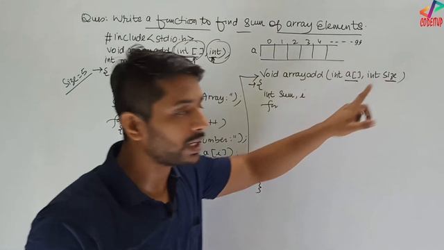 Sum of Array Elements in C Programming Using Function | In Hindi смотреть онлайн