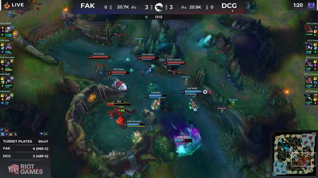 [EN] Playoffs Round 2 Day 3 DCG vs FAK Game 2 PCS Summer Split (2022) смотреть онлайн