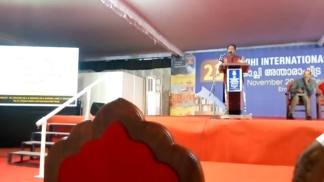Indian Ambassador T.P. Sreenivasan at house book launch in Kochi International Book Festival смотреть онлайн