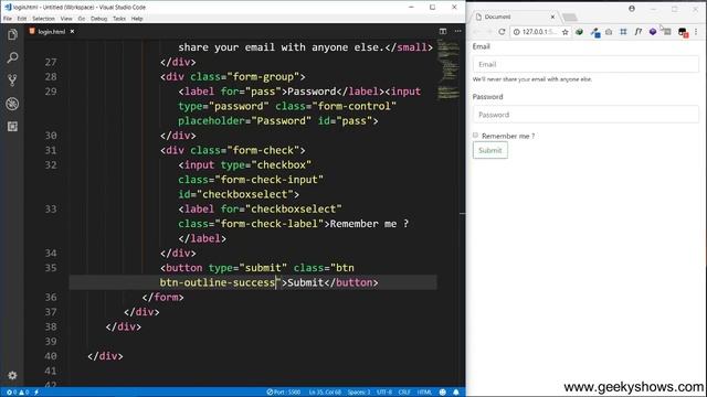 Transparent Login Form using Bootstrap (Hindi) смотреть онлайн