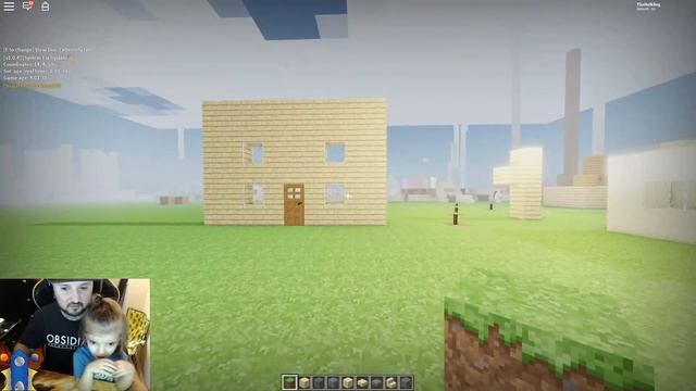 Roblox + Minecraft = Bloxcraft! | Super fun Minecraft style game in the Roblox universe! | Lets Pla смотреть онлайн