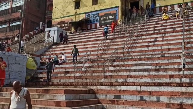 Второй день в городе Варанаси.Набережная,гхаты,Ганг.