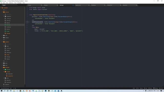 [12]2 Registration Implementing Model Forms and Editing init Method смотреть онлайн