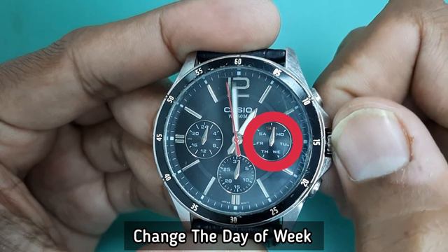 How To Setting Time And Date CASIO MTP-1374 Module 5374 Movement VX9JE