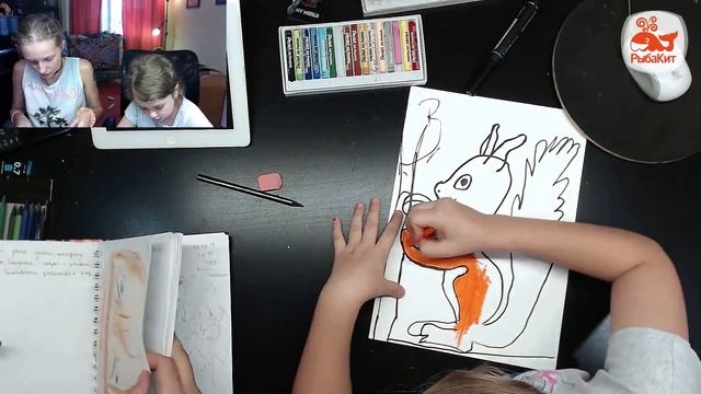 Соня и Катя 1 : Как нарисовать БЕЛКУ и Аниме смотреть онлайн