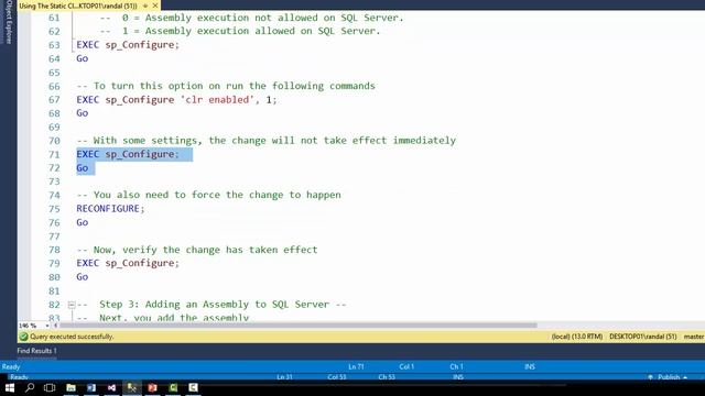 Using CLR Stored Procedures смотреть онлайн