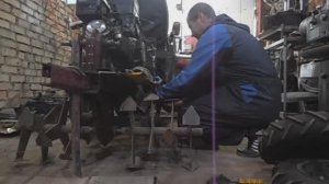 Мотоблок в роли активной фрезы на навеску минитрактора