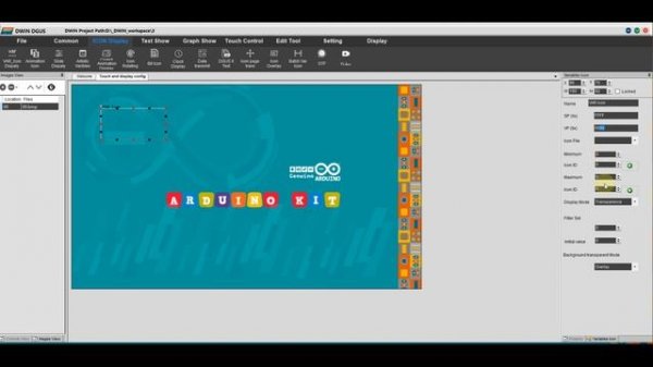 Обзор дисплея DWIN TFT LCD и установка IDE DGUS, создание кнопки переключателя switch button, STM32