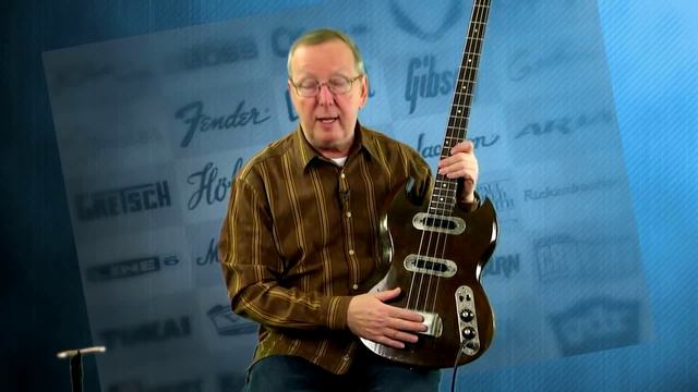 Gibson Bass Guitar - Gibson SB300 Bass Guitar Hardshell Case 1971 Walnut - 515-864-3136