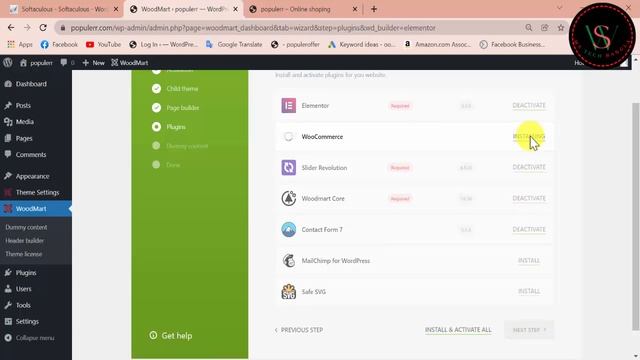 woodmart theme install and full customization ( bangla) смотреть онлайн