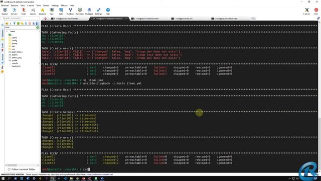 09 Циклы в Ansible. Loop with_items. смотреть онлайн