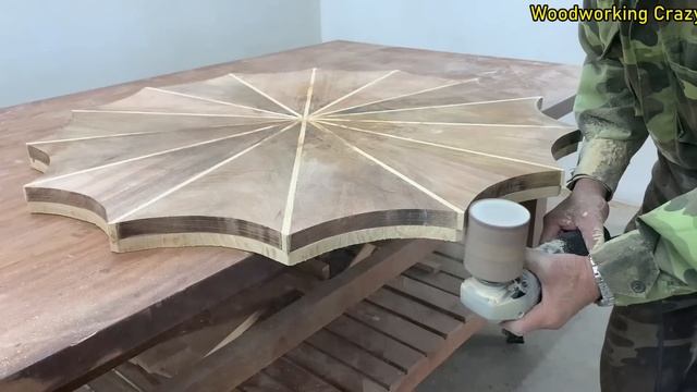 Video Tutorial To build A Table With Amazing Curves Will Make You Satisfied - Skillful woodworking смотреть онлайн