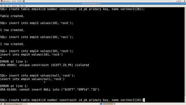 SQL Tutorial - 10 SQL Constraints Parent Child Relationship Oracle Primary Key Foreign Key смотреть онлайн