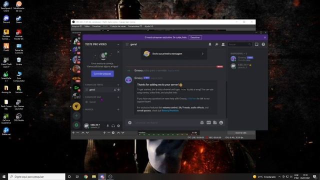 [PASSO A PASSO] COMO COLOCAR BOT DE MÚSICA NO DISCORD ( Groovy ) ATUALIZADO 2021 !!! Rapido e Facil смотреть онлайн