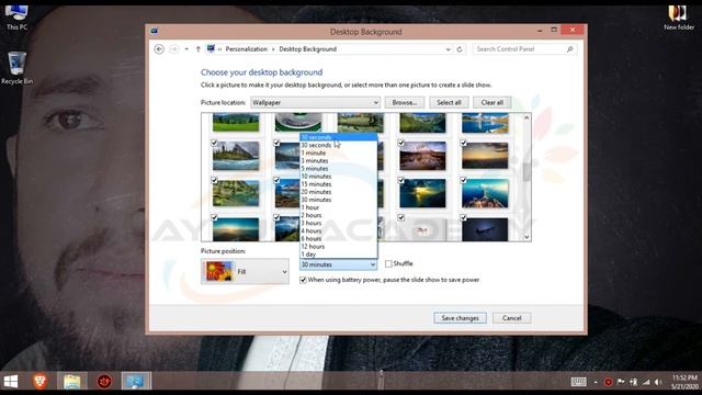 How we can change desktop wallpaper in window 7,8,8.1.#window tips#Automatically change wallpaper смотреть онлайн