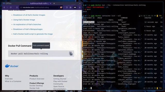 Kali Docker installation, setup and OSCP progress смотреть онлайн