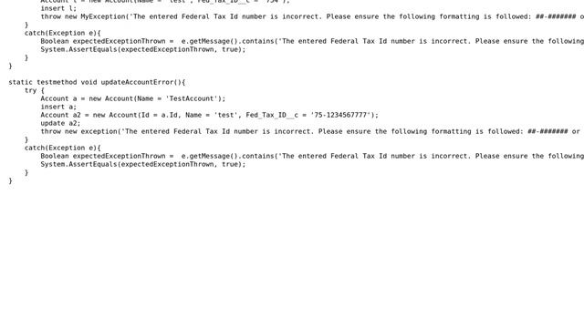Salesforce: How do I write test coverage for .addError()? смотреть онлайн