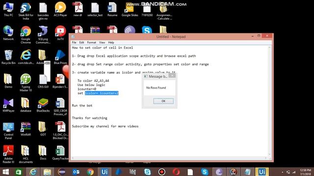 How to change color of cell of excel in UiPath смотреть онлайн