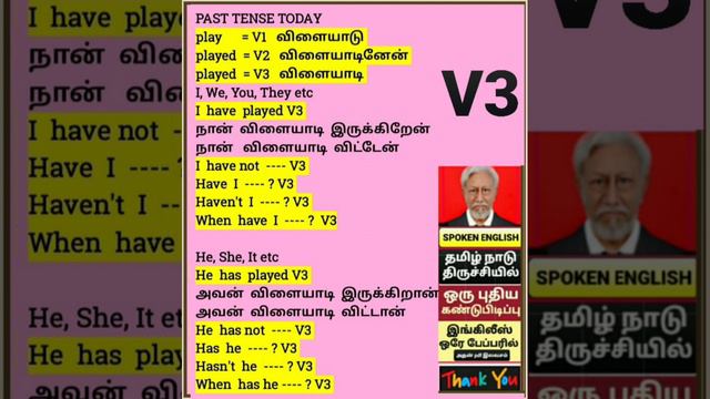 Table -V3,present perfect tense table,free english coaching,how to think in english,11,5,23,english смотреть онлайн