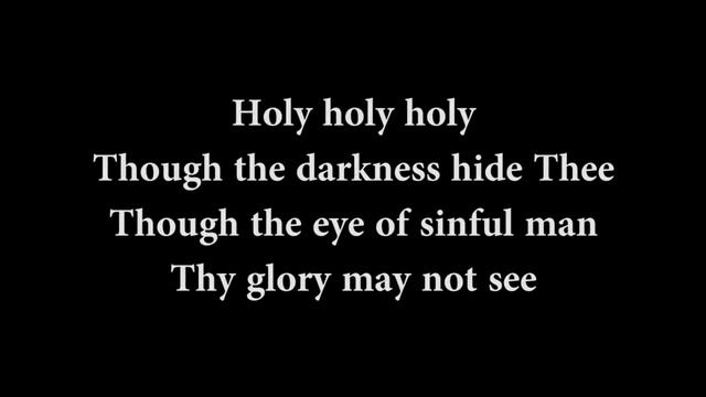 Holy, Holy, Holy! Lord God Almighty - from The Hymns Project (Lyric Video) смотреть онлайн