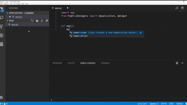 PyQt 5 смотреть онлайн