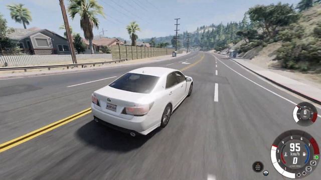 BeamNG.drive - Toyota Crown Athlete G (S210) 2013 - Car Show Test Drive Crash . смотреть онлайн