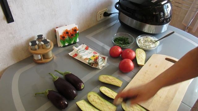 Баклажаны запеченные с соусом!