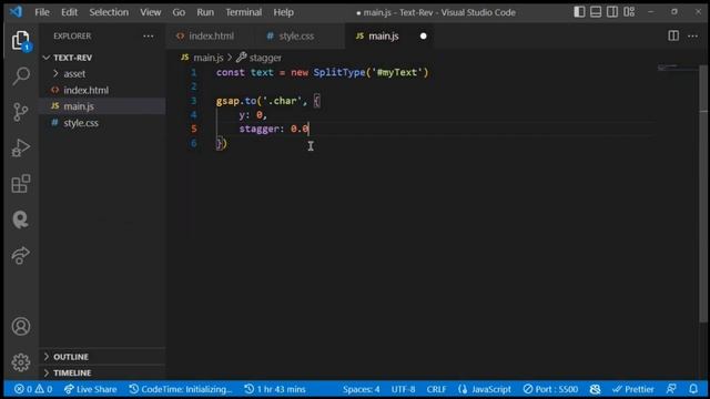 Scroll and Reveal text animation using html css and JavaScript смотреть онлайн